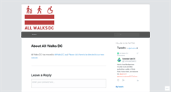 Desktop Screenshot of allwalksdc.org